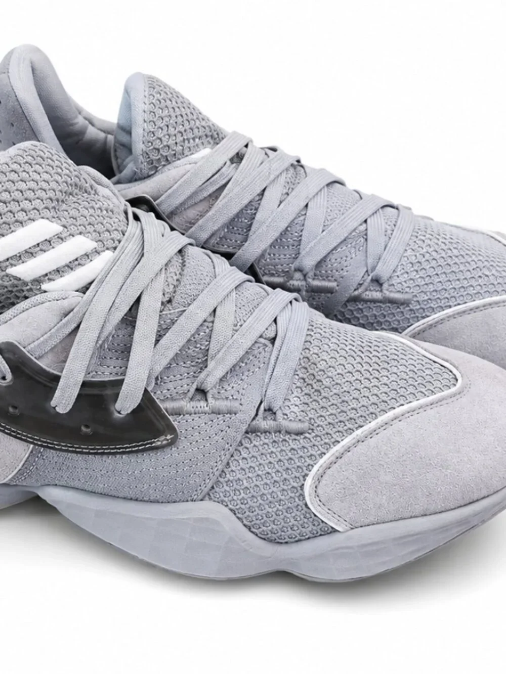 Adidas Harden Vol 4 Men’s Size 12 Gray Grey Basketball Shoes Sneakers James Hard